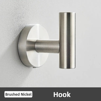 Modern brushed gold bathroom accessories set stainless steel bathroom