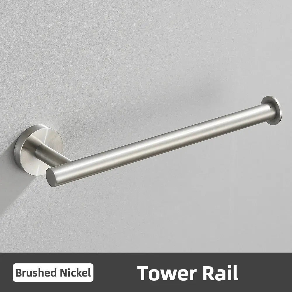 Modern brushed gold bathroom accessories set stainless steel bathroom