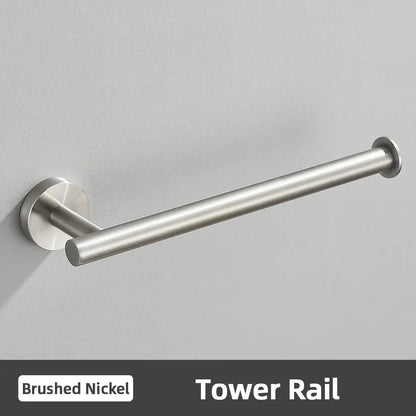 Modern brushed gold bathroom accessories set stainless steel bathroom