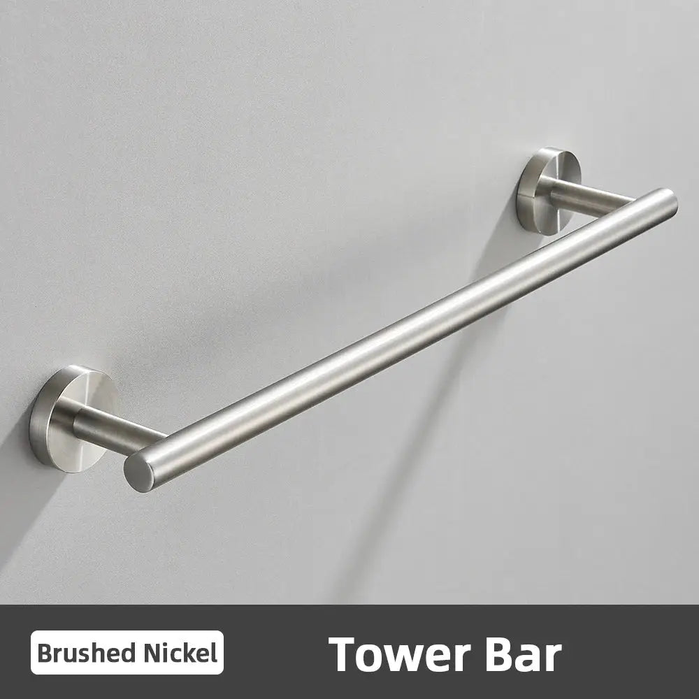 Modern brushed gold bathroom accessories set stainless steel bathroom