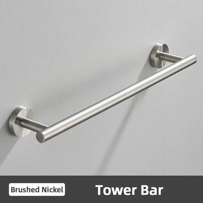 Modern brushed gold bathroom accessories set stainless steel bathroom