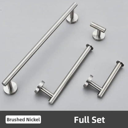 Modern brushed gold bathroom accessories set stainless steel bathroom