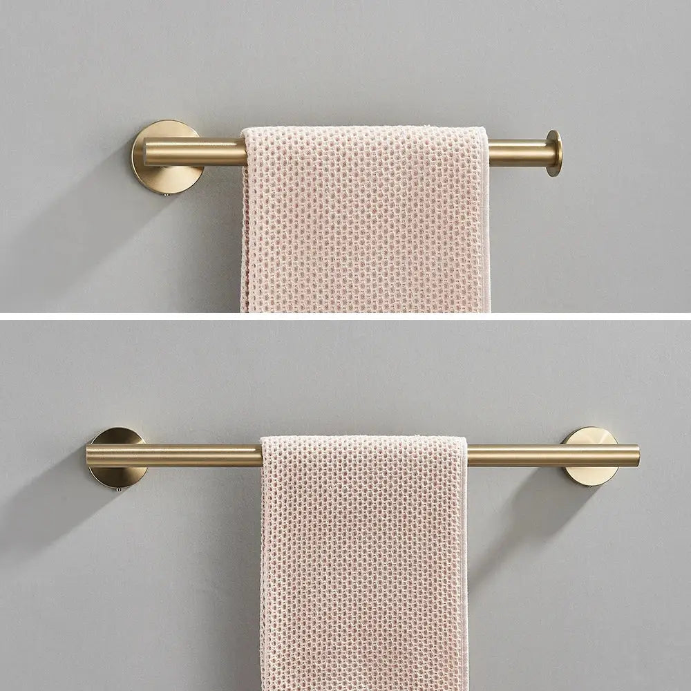 Modern brushed gold bathroom accessories set stainless steel bathroom
