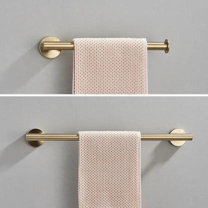 Modern brushed gold bathroom accessories set stainless steel bathroom