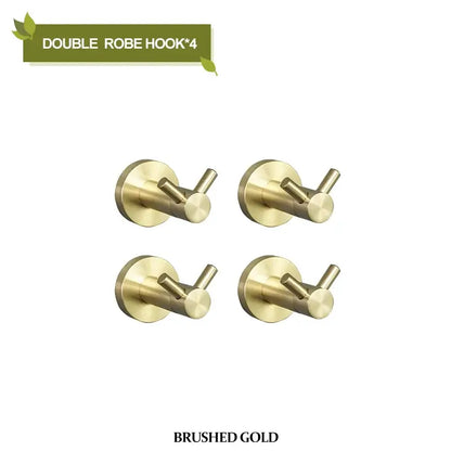 Modern brushed gold bathroom hardware set bathroom accessories