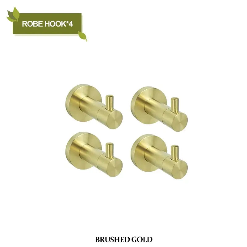 Modern brushed gold bathroom hardware set bathroom accessories