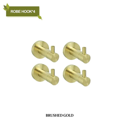 Modern brushed gold bathroom hardware set bathroom accessories