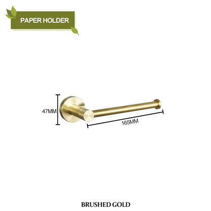 Modern brushed gold bathroom hardware set bathroom accessories