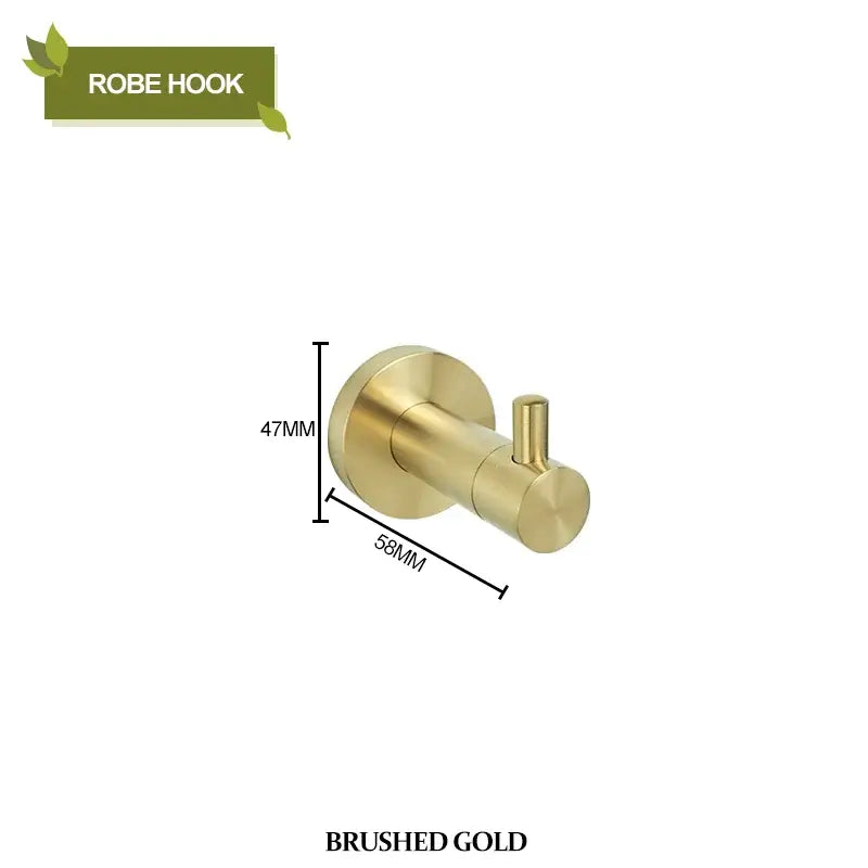 Modern brushed gold bathroom hardware set bathroom accessories