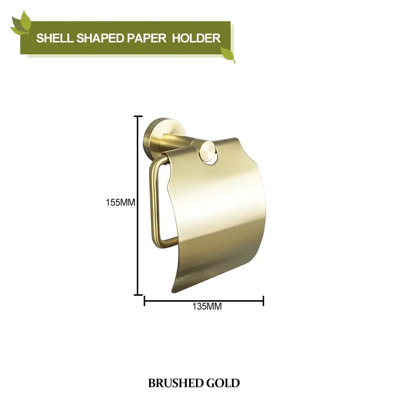 Modern brushed gold bathroom hardware set bathroom accessories