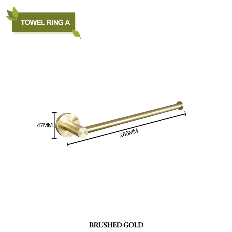 Modern brushed gold bathroom hardware set bathroom accessories