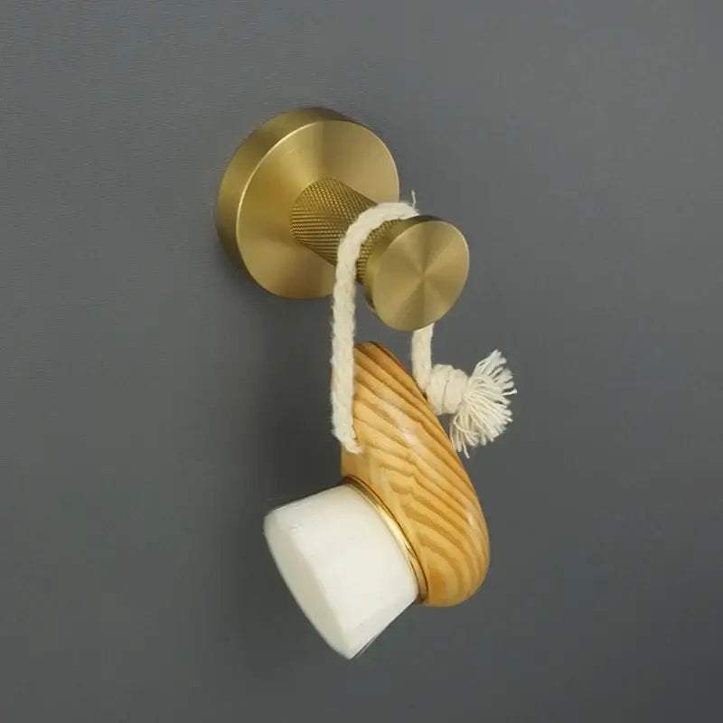 Modern brushed gold bathroom set towel bar and paper holder kit