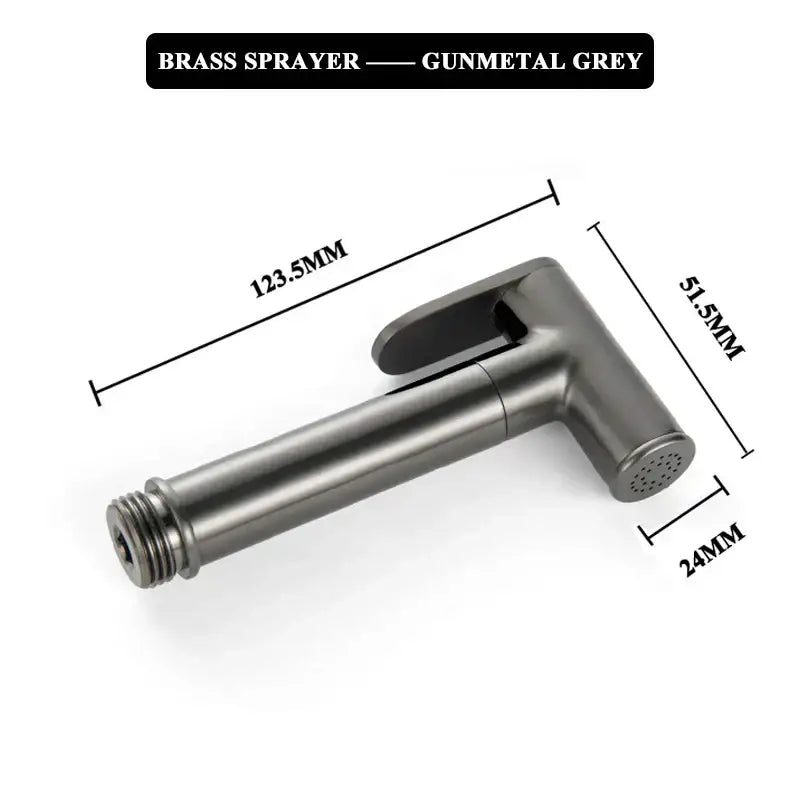 Modern brushed gold bidet faucet set bathroom handheld shower sprayer