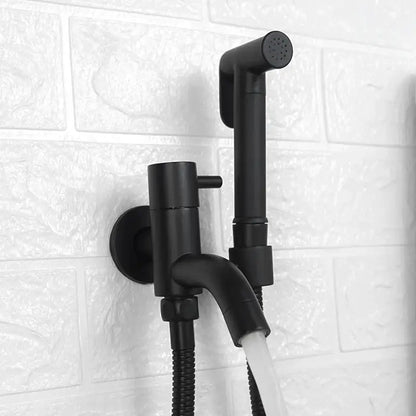 Modern brushed gold bidet faucet set bathroom handheld shower sprayer