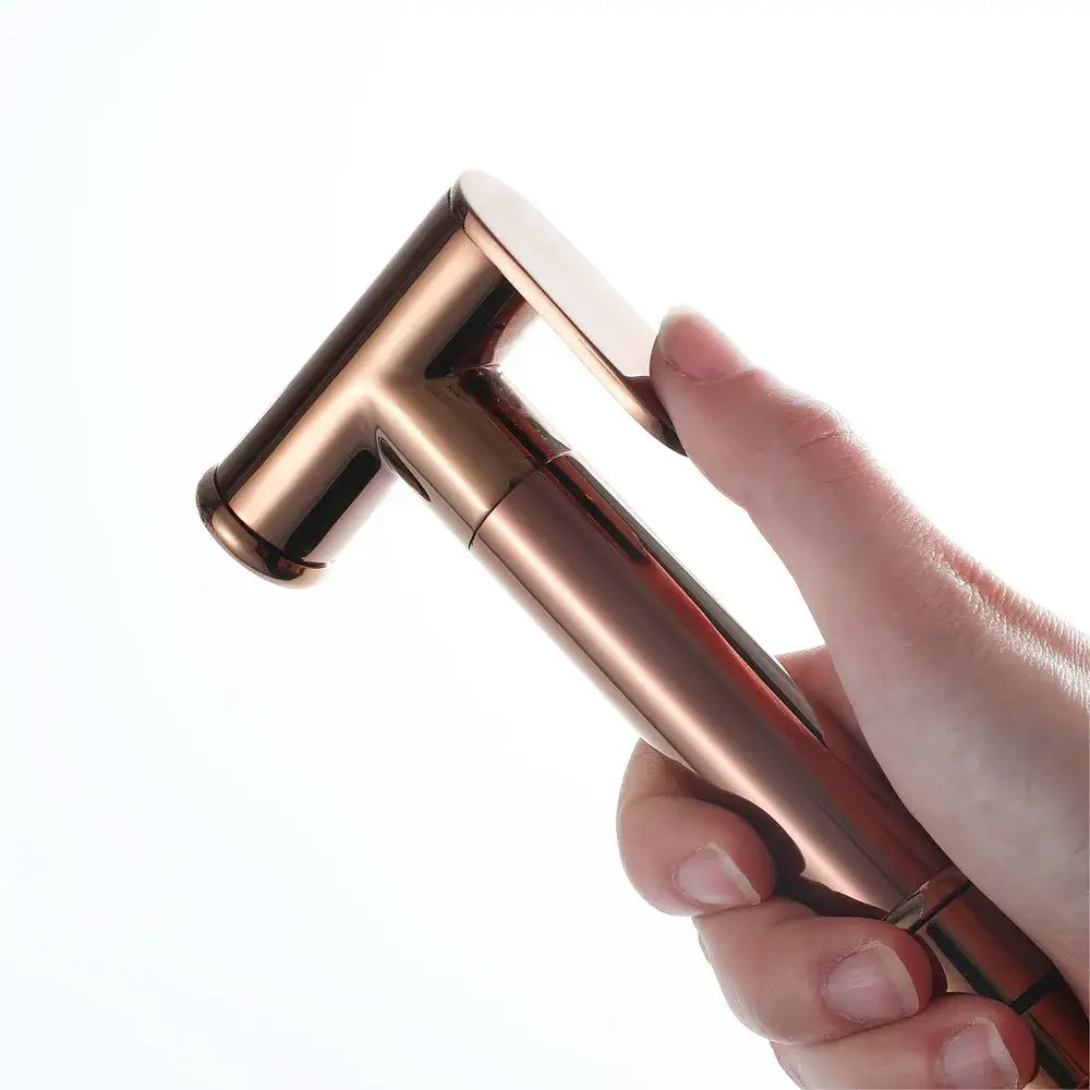 Modern brushed gold bidet sprayer kit bathroom shattaf set