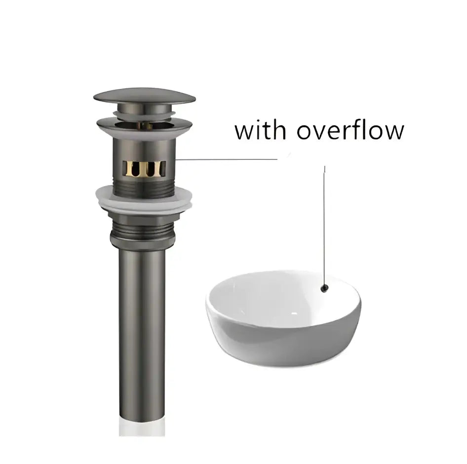 Modern brushed gold & black basin faucet kitchen sink tap