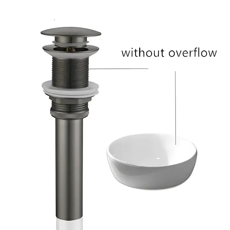 Modern brushed gold & black basin faucet kitchen sink tap