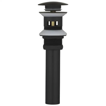 Modern brushed gold & black rectangular basin tap bathroom sink mixer