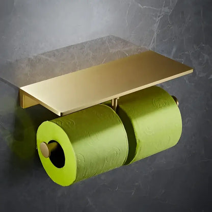 Modern brushed gold brass bath hardware set bathroom towel rack
