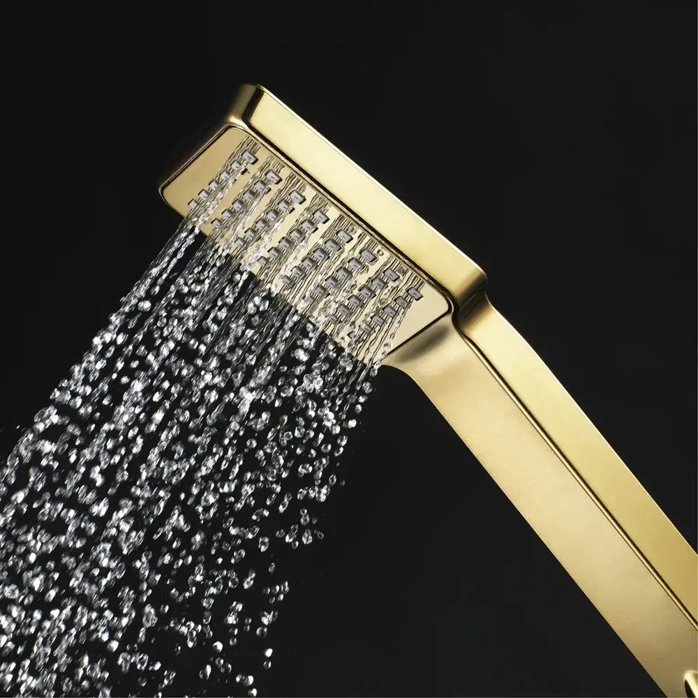 Modern brushed gold hand bidet sprayer kit bathroom shattaf