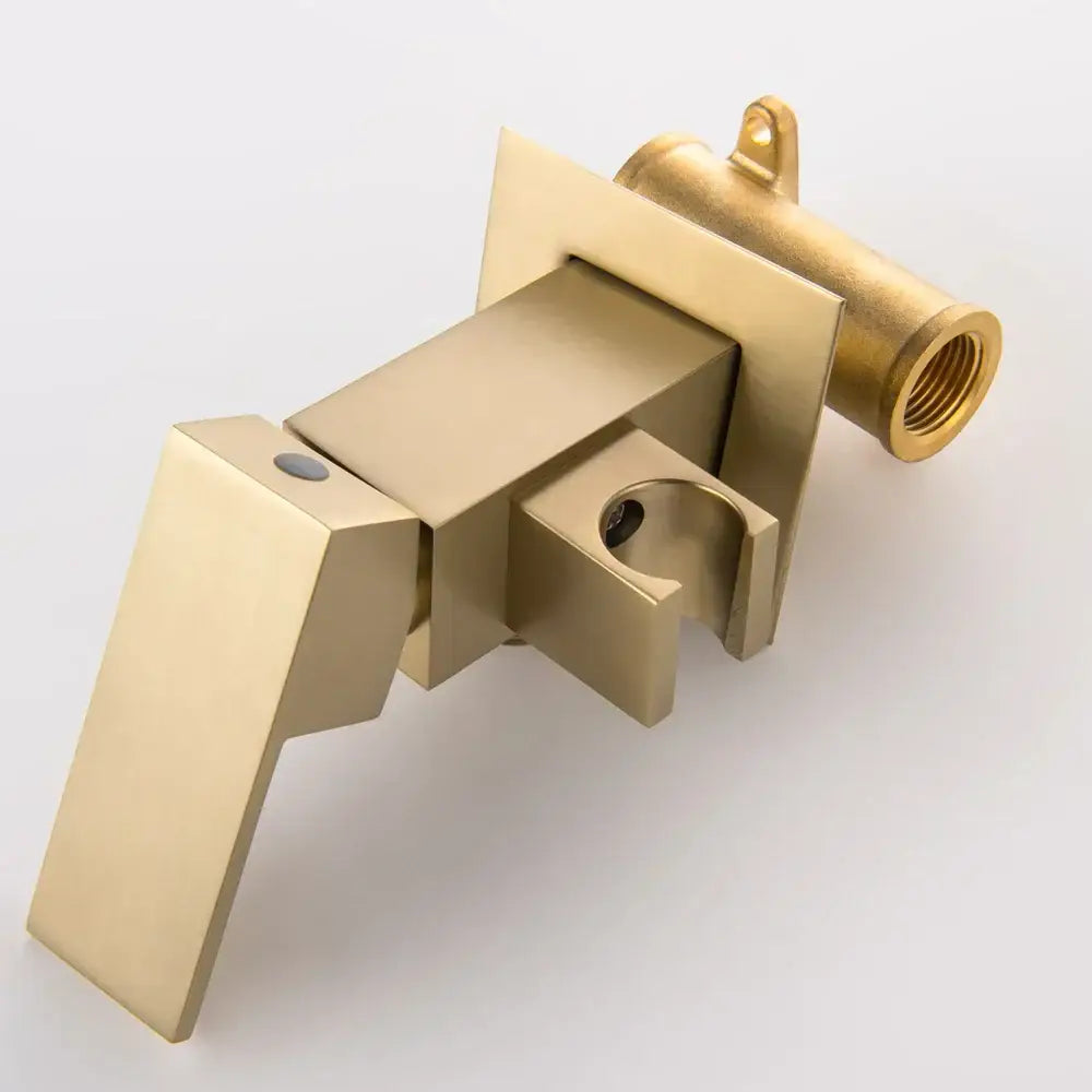 Modern brushed gold hand bidet sprayer kit bathroom shattaf