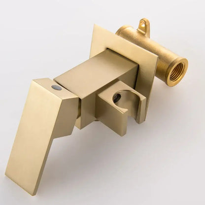 Modern brushed gold hand bidet sprayer kit bathroom shattaf
