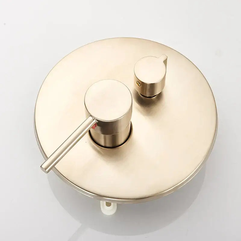 Modern brushed gold shower mixer control valve bathroom faucet