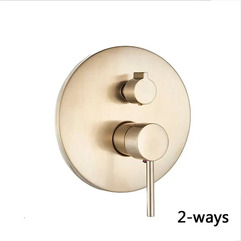 Modern brushed gold shower mixer control valve bathroom faucet