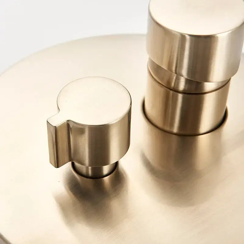 Modern brushed gold shower mixer control valve bathroom faucet