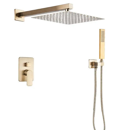 Modern brushed gold shower mixer control valve bathroom faucet