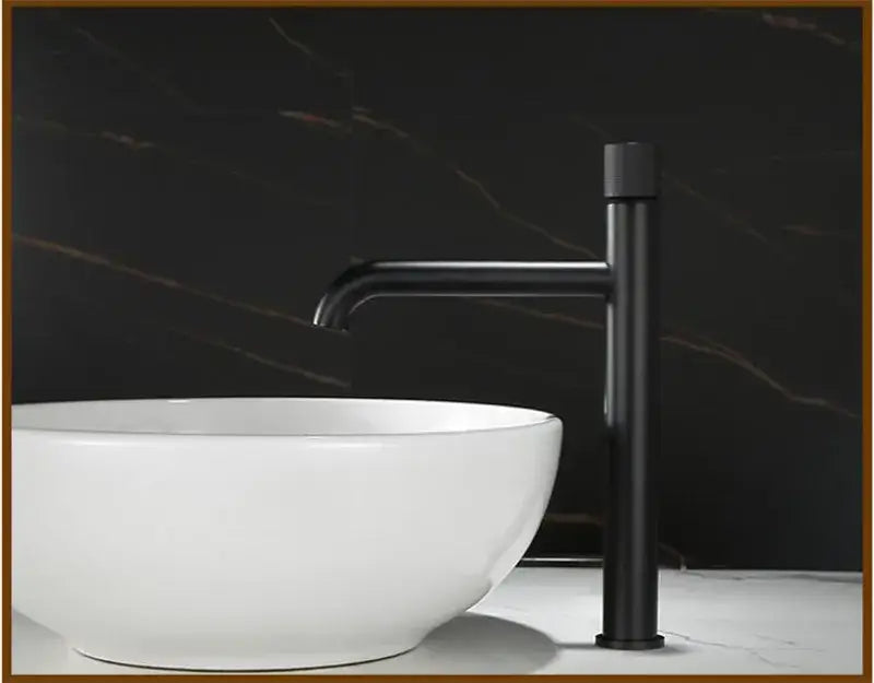 Modern brushed gold single handle basin faucet bathroom knurled mixer