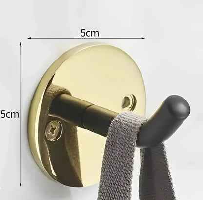 Modern brushed gold stainless steel robe hook bathroom hanger