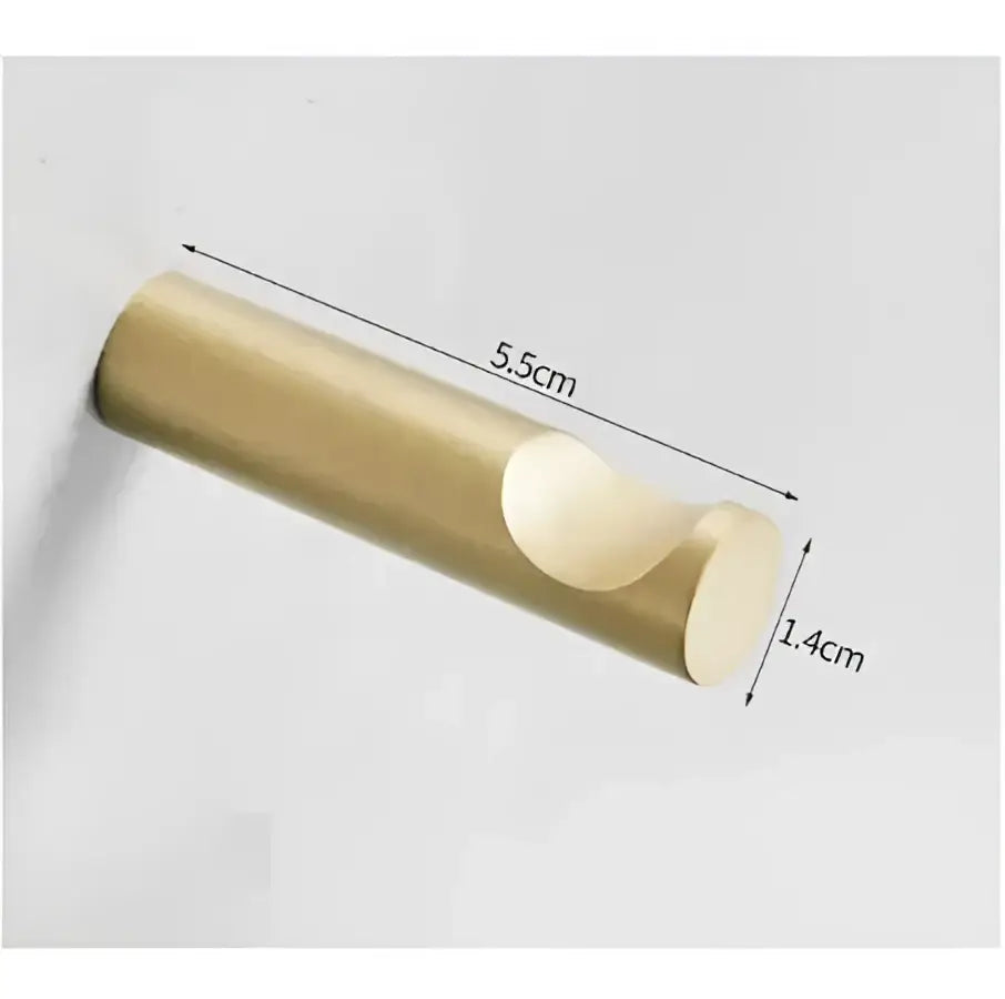 Modern brushed gold stainless steel robe hook bathroom hanger