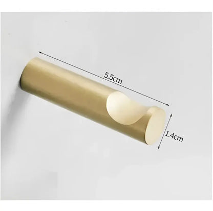 Modern brushed gold stainless steel robe hook bathroom hanger