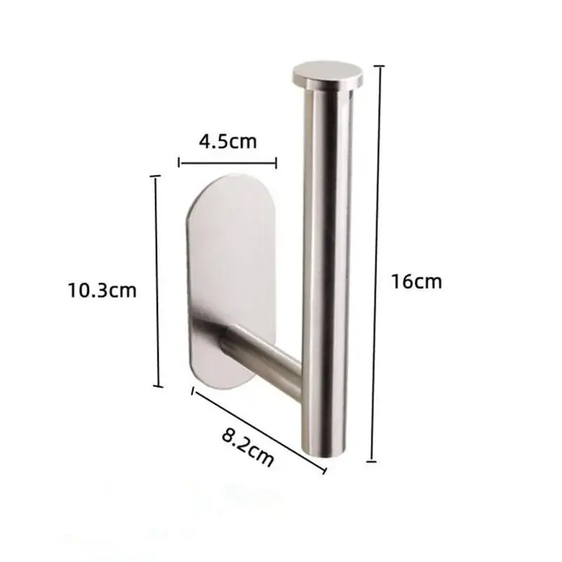 Modern brushed gold stainless steel toilet paper holder kitchen rack