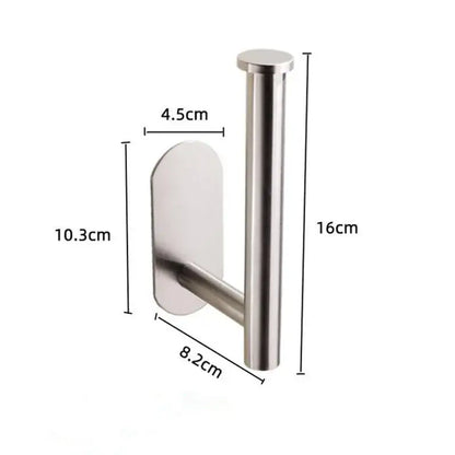 Modern brushed gold stainless steel toilet paper holder kitchen rack