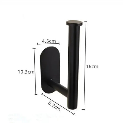 Modern brushed gold stainless steel toilet paper holder kitchen rack