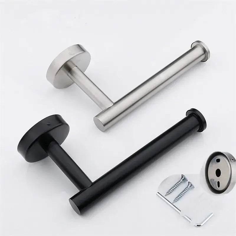 Modern brushed gold stainless steel toilet paper holder kitchen rack