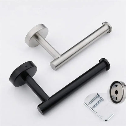 Modern brushed gold stainless steel toilet paper holder kitchen rack