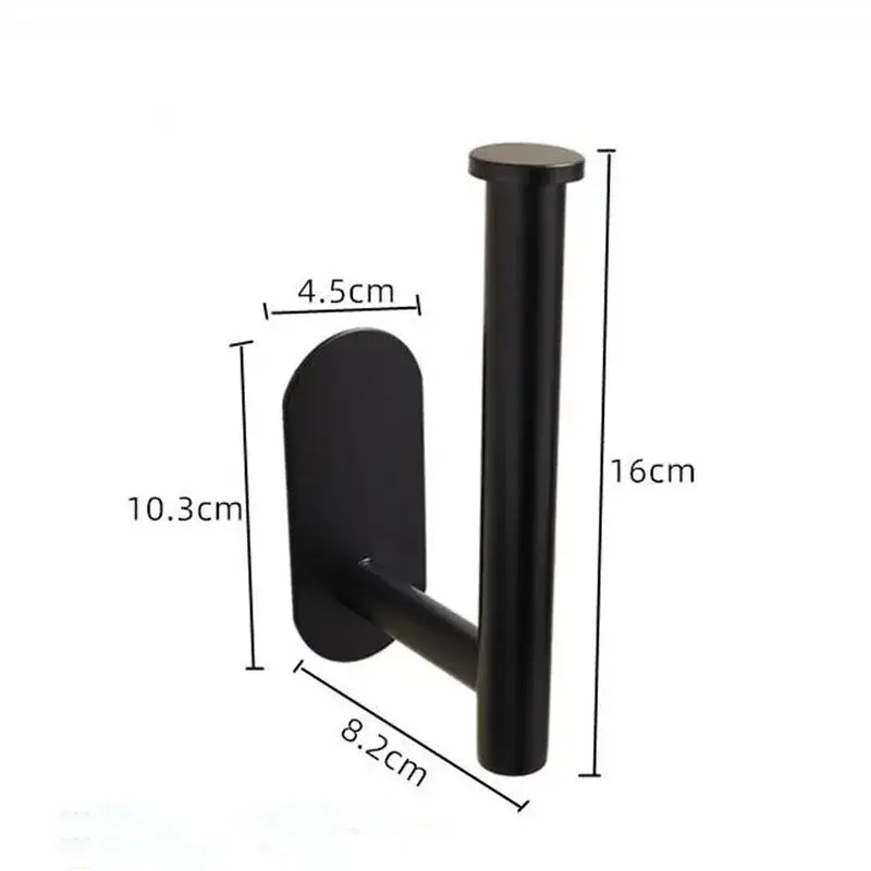 Modern brushed gold stainless steel toilet paper holder kitchen rack