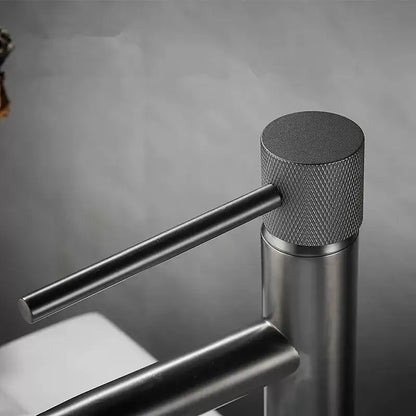 Modern brushed gold swivel faucet bathroom basin sink crane