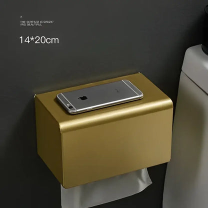 Modern brushed gold toilet paper holder bathroom paper holder