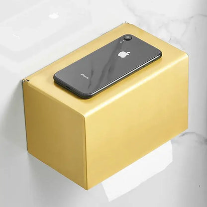 Modern brushed gold toilet paper holder bathroom paper holder