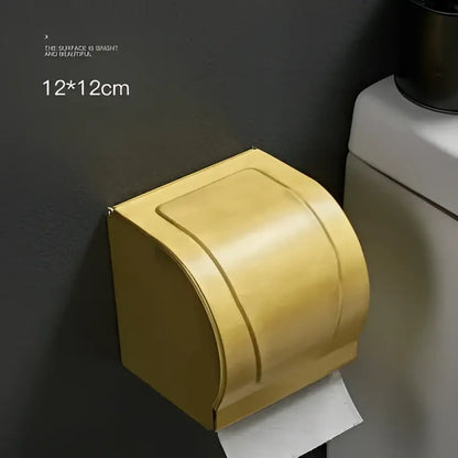 Modern brushed gold toilet paper holder bathroom paper holder
