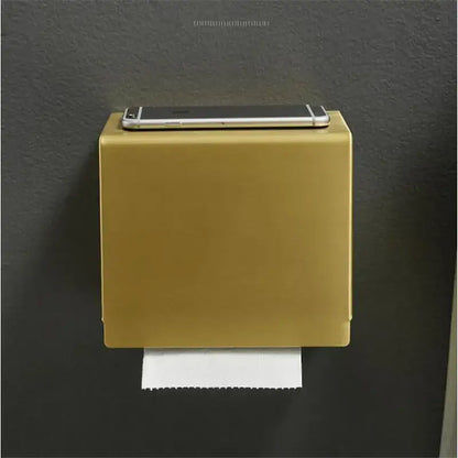 Modern brushed gold toilet paper holder bathroom paper holder