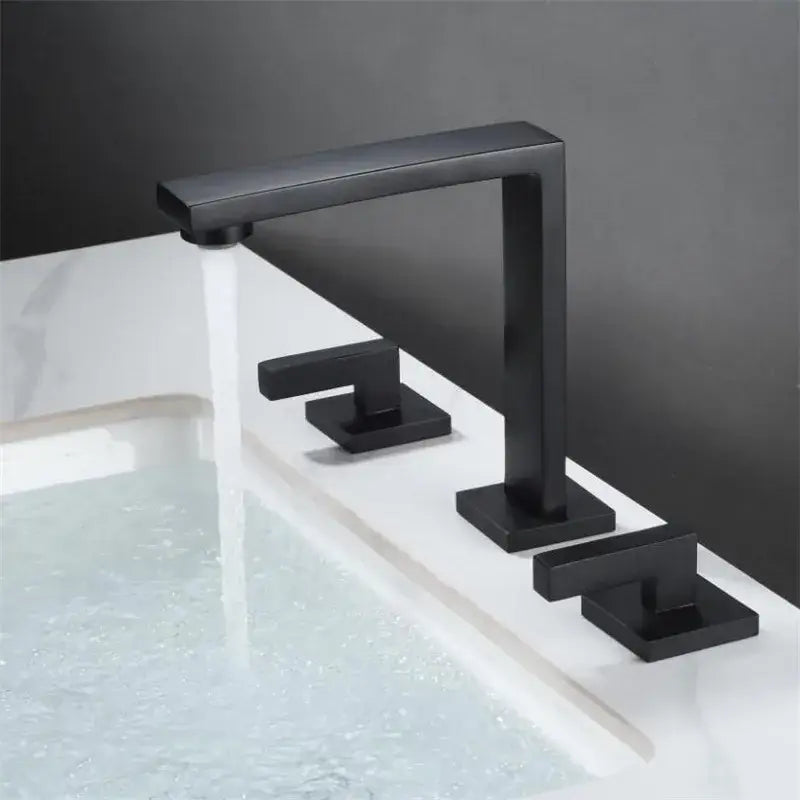 Modern brushed gold waterfall basin faucet bathroom sink tap
