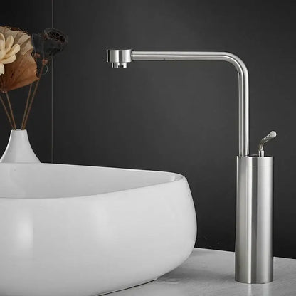 Modern brushed gold waterfall faucet swivel sink kitchen tap