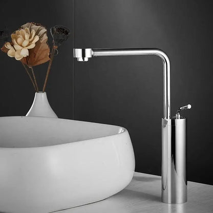 Modern brushed gold waterfall faucet swivel sink kitchen tap