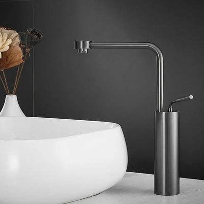 Modern brushed gold waterfall faucet swivel sink kitchen tap
