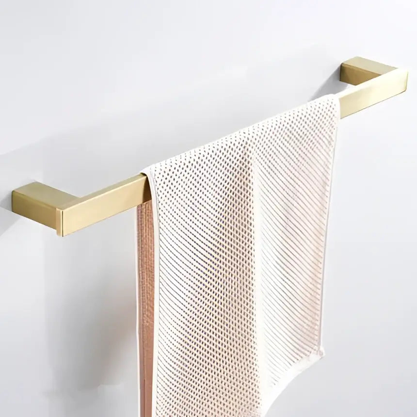 Modern brushed matt gold decorbites bath set bathroom accessories